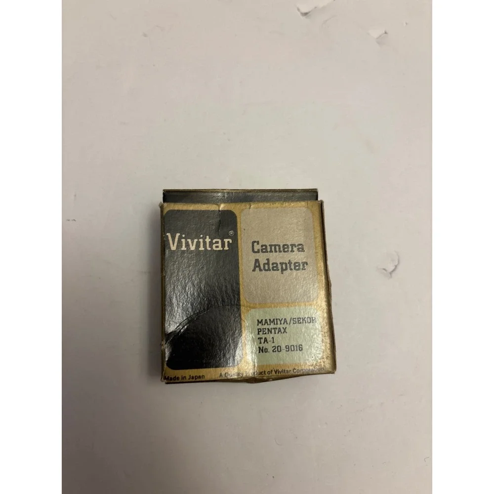 Vivitar Camera Adapter TA1 Mamiya Sekor Pentax 20-9016 Made in Japan Boxed